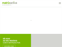 Tablet Screenshot of matrizactiva.com